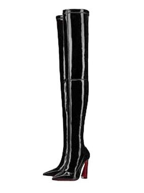 Christian Louboutin CONDORA BOTTA ALTA 100 over the knee boots RETAIL 2995